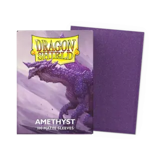 Dragon Shield Amethyst Matte Sleeves (100 Standard Size Sleeves)