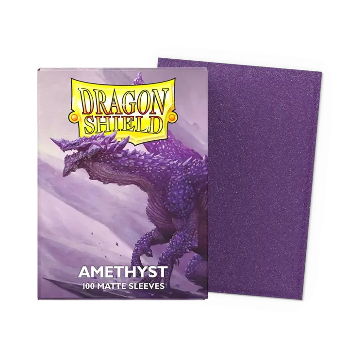 Dragon Shield Dragon Shield: Amethyst Matte Sleeves (100 Standard Size Sleeves)