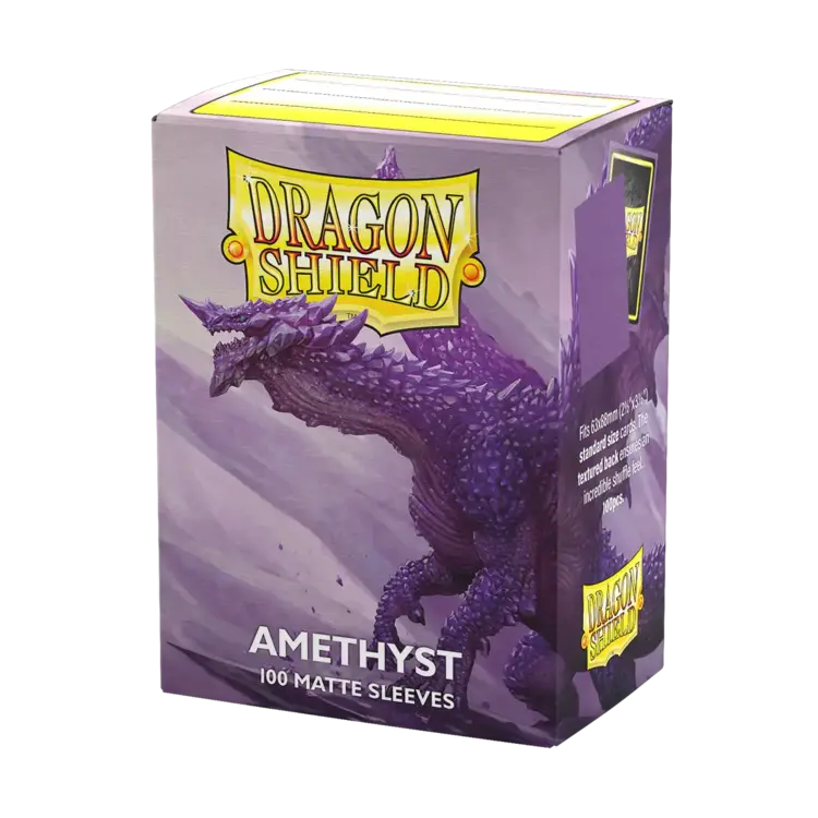 Dragon Shield Dragon Shield: Amethyst Matte Sleeves (100 Standard Size Sleeves)