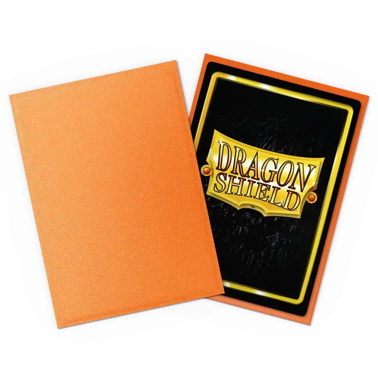 Dragon Shield Dragon Shield: Amber Matte Sleeves (100 Standard Size Sleeves)