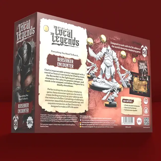 Steamforged Games Steamforged Games: Epic Encounters - Local Legends - Berserker Encounter (en)