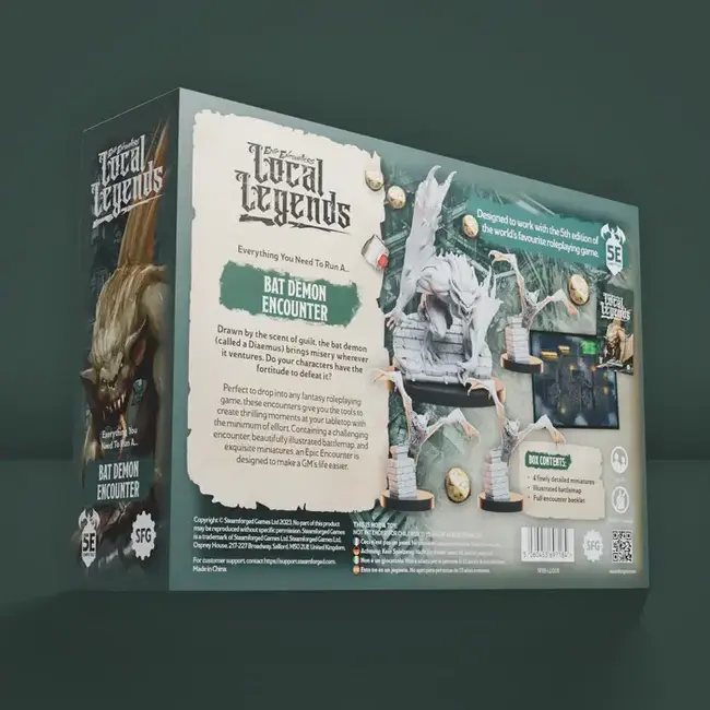 Steamforged Games Steamforged Games: Epic Encounters - Local Legends - Bat Demon Encounter (en)