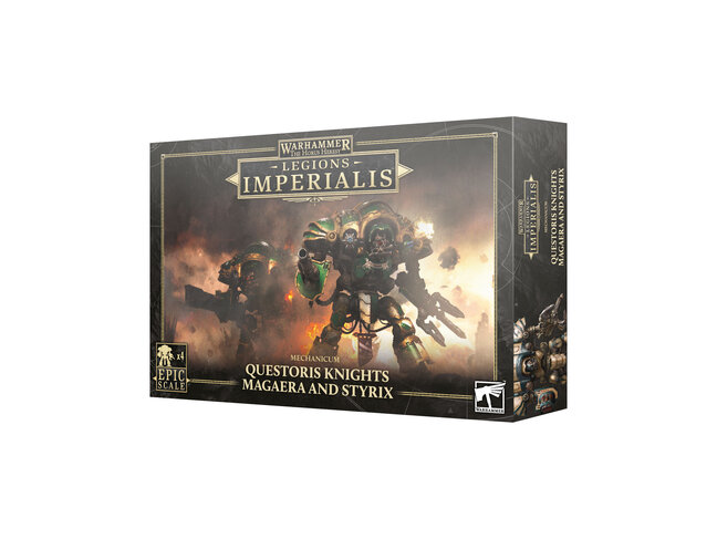 Games Workshop Warhammer Legions Imperialis: Questoris Knights Magaera and Styrix
