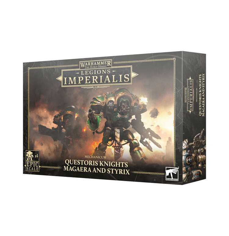 Games Workshop Warhammer Warhammer The Horus Heresy - Legions Imperialis - Mechanicum: Questoris Knights Magaera and Styrix