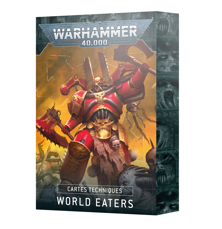 Games Workshop Warhammer Warhammer 40000 - Datasheet Cards: World Eaters (fr)