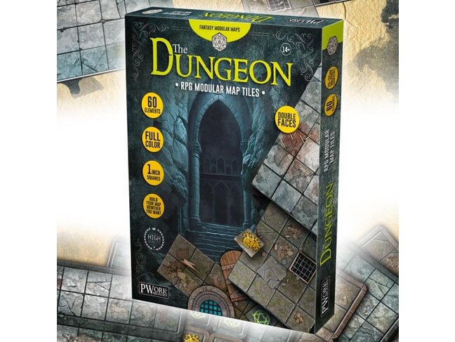 PWork Wargames The Dungeon - RPG Modular Map Tiles