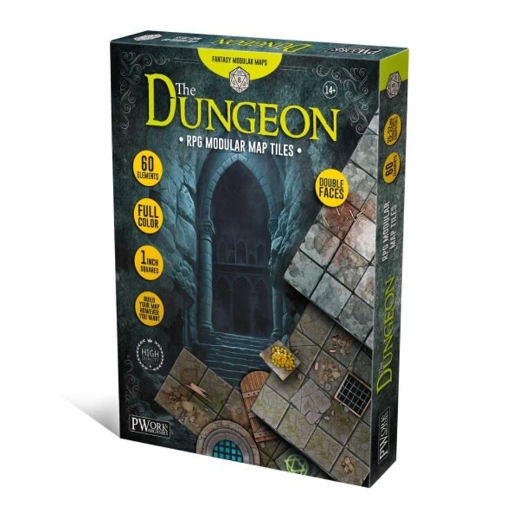 PWork Wargames PWork Wargames: The Dungeon - RPG Modular Map Tiles