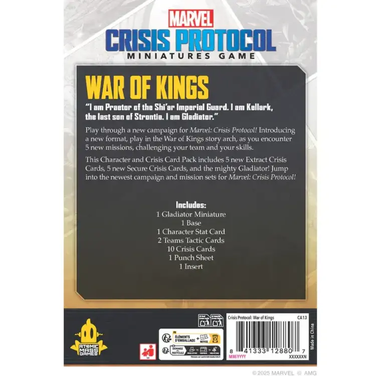 Atomic Mass Games Atomic Mass Games - Marvel Crisis Protocol: War of Kings