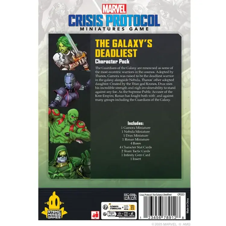 Atomic Mass Games Atomic Mass Games - Marvel Crisis Protocol: The Galaxy's Deadliest
