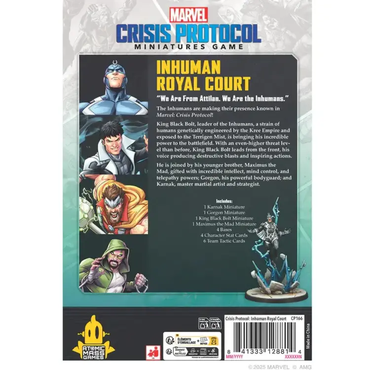 Atomic Mass Games Atomic Mass Games - Marvel Crisis Protocol: Inhuman Royal Court