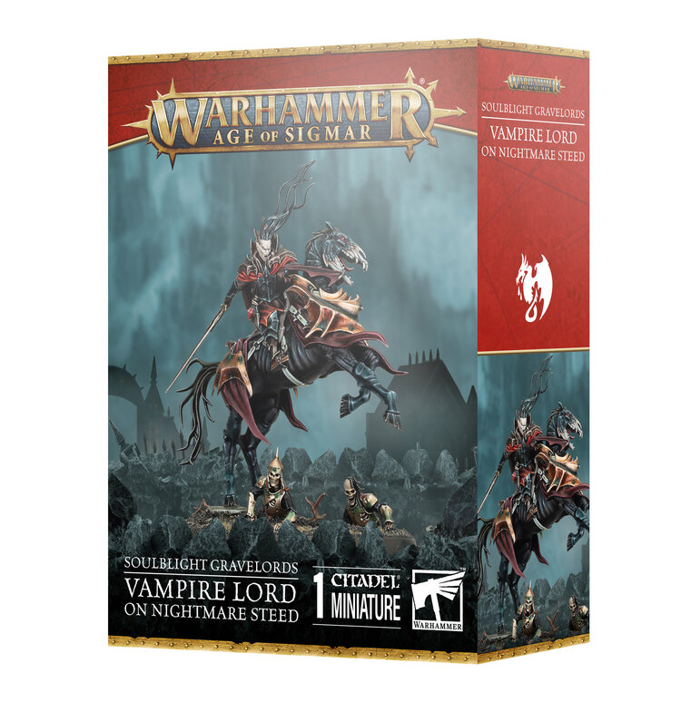 Games Workshop Warhammer Warhammer Age of Sigmar - Soulblight Gravelords: Vampire Lord on Nightmare Steed