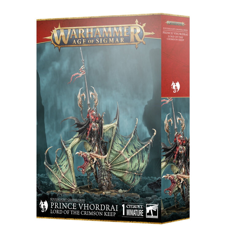 Games Workshop Warhammer Warhammer Age of Sigmar - Soulblight Gravelords: Prince Vhordrai, Lord of the Crimson Keep