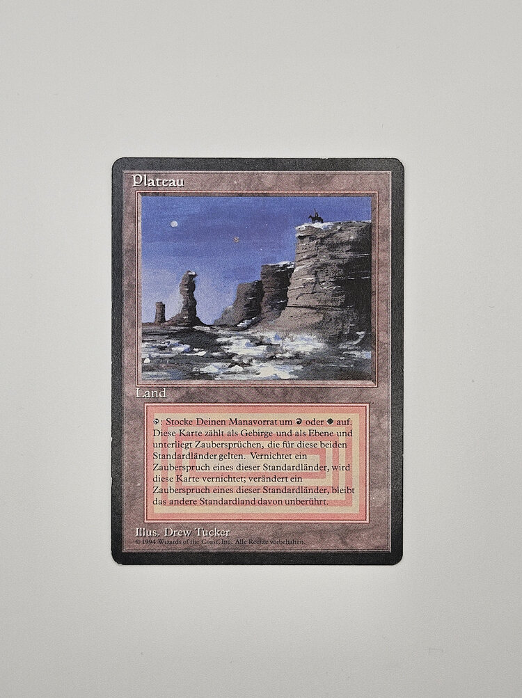 Magic: The Gathering Magic: The Gathering: Foreign Black Bordered - Plateau