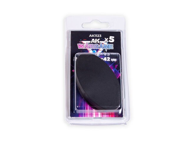 AK Interactive Oval Bases 75x42mm (5)