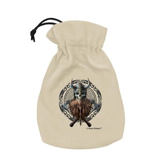 Q Workshop Anne Stokes - Dice Pouch: Viking Skull