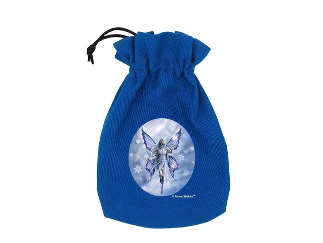 Q Workshop Anne Stokes - Dice Pouch: Snow Fairy