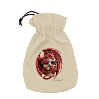 Q Workshop Anne Stokes - Dice Pouch: Skull Embrace