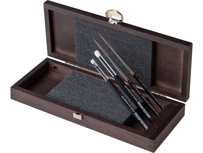 da Vinci da Vinci: Holzbox für Miniatur Painting