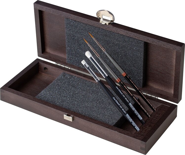 da Vinci da Vinci: Holzbox für Miniatur Painting