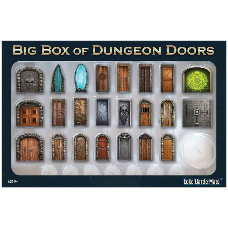 Loke Battle Mats Loke Battle Mats: Big Box of Dungeon Doors