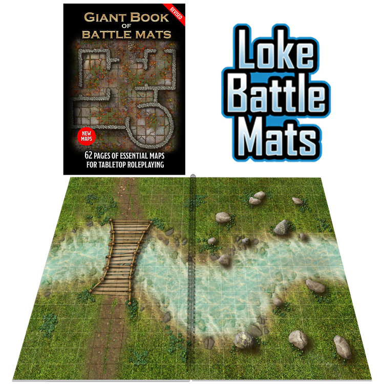 Loke Battle Mats Loke Battle Mats: Giant Book of Battlemats