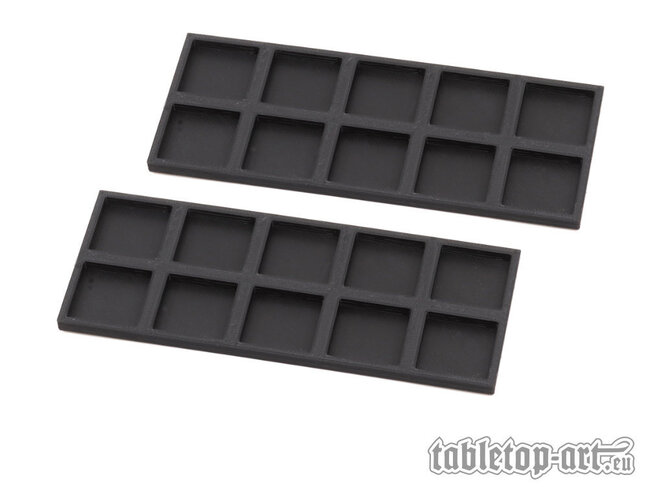 tabletop-art Movement Tray - Converter 20x20mm to 25x25mm - 5x2 (2)