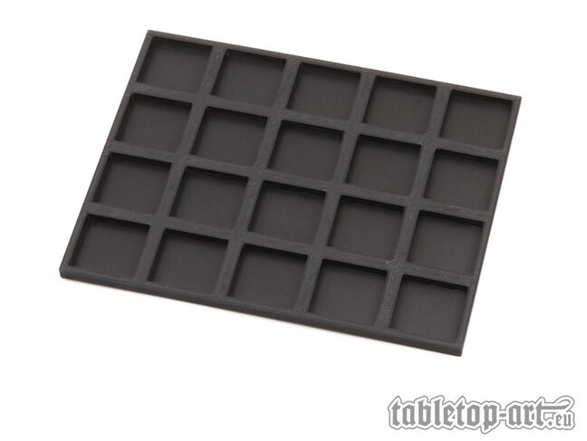 tabletop-art Movement Tray - Converter 20x20mm to 25x25mm - 5x4
