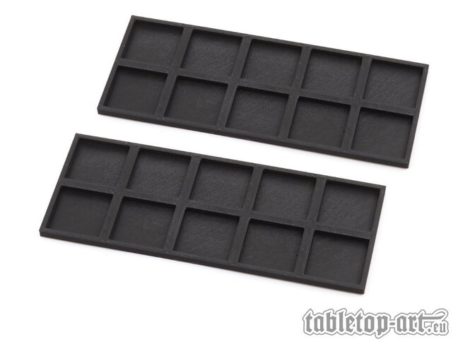 tabletop-art Movement Tray - Converter 25x25mm to 30x30mm - 5x2 (2)