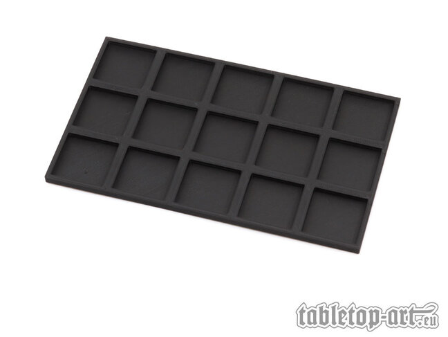 tabletop-art Movement Tray - Converter 25x25mm to 30x30mm - 5x3