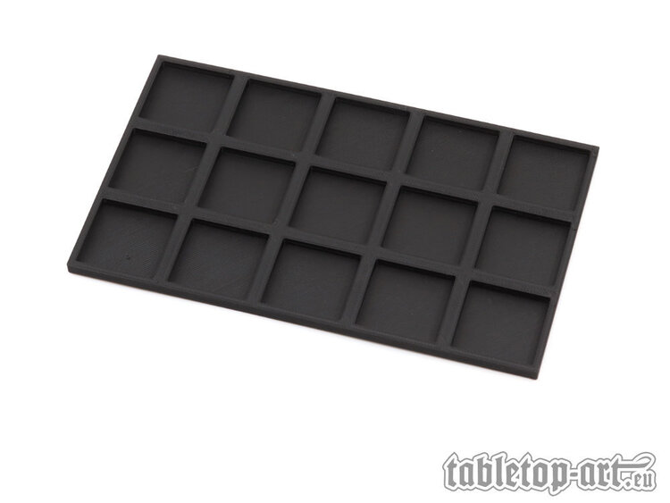 tabletop-art tabletop-art: Movement Tray - Converter 25x25mm to 30x30mm - 5x3