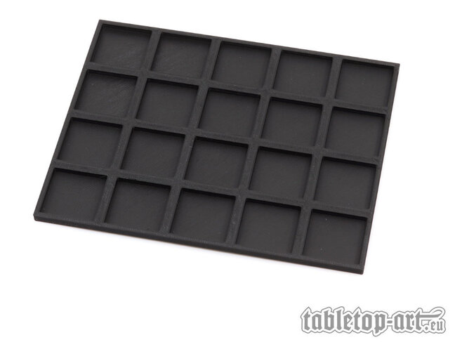 tabletop-art Movement Tray - Converter 25x25mm to 30x30mm - 5x4