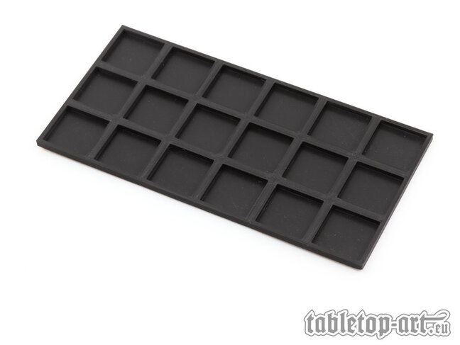 tabletop-art Movement Tray - Converter 25x25mm to 30x30mm - 6x3