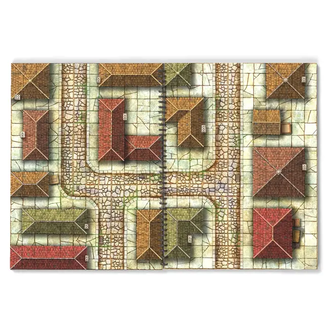 Loke Battle Mats Loke Battle Mats - Giant Book of Battle Mats: Streets, Sewers & Cemeteries