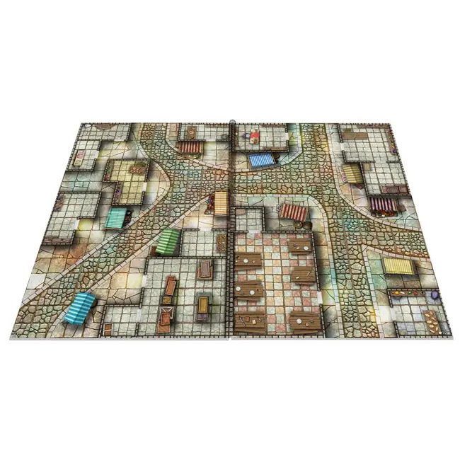 Loke Battle Mats Loke Battle Mats - Giant Book of Battle Mats: Streets, Sewers & Cemeteries