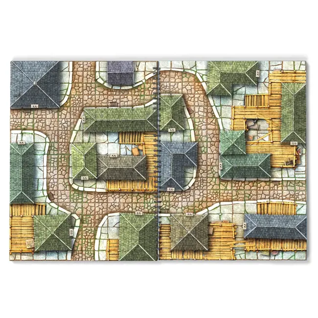 Loke Battle Mats Loke Battle Mats - Giant Book of Battle Mats: Streets, Sewers & Cemeteries