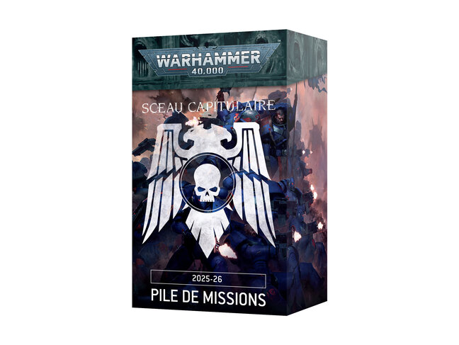 Games Workshop Warhammer Chapter Approved: Mission Deck - 2025-26 (fr)