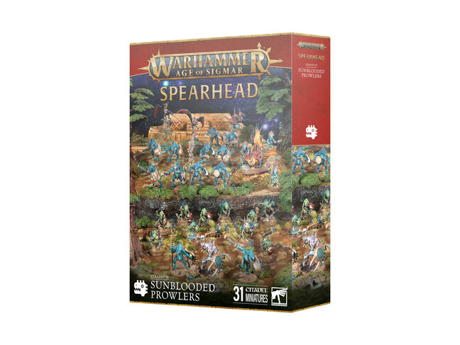 Games Workshop Warhammer Spearhead: Seraphon - Sunblooded Prowlers