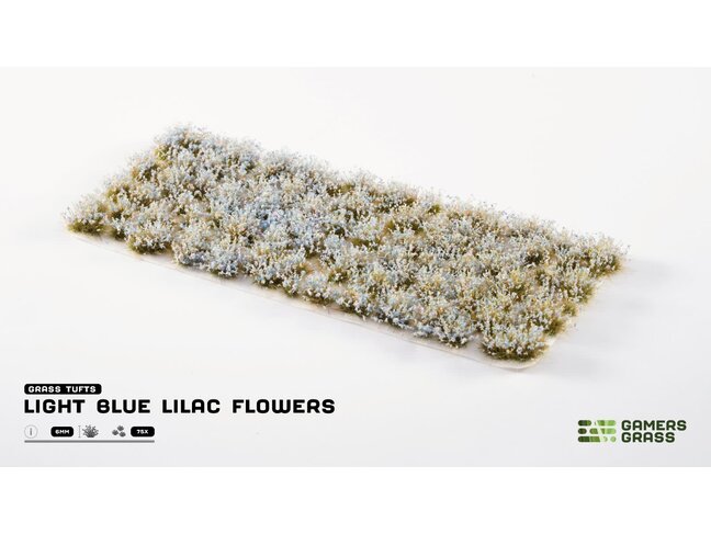 Gamers Grass Light Blue Lilac Flowers