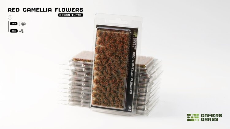 Gamers Grass Gamers Grass: Grass Tufts - Red Camellia Flowers