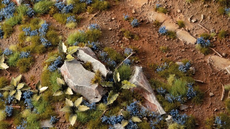 Gamers Grass Gamers Grass: Grass Tufts - Cornflower Tiny Flowers