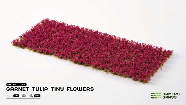 Gamers Grass Gamers Grass: Grass Tufts - Garnet Tulip Tiny Flowers