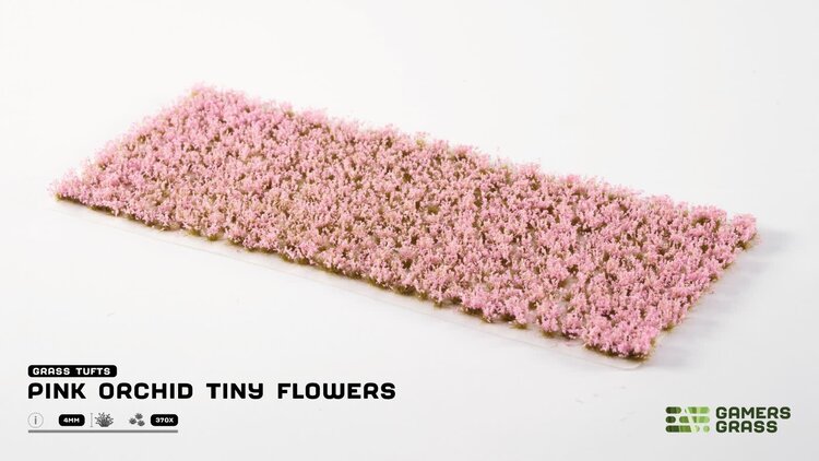 Gamers Grass Gamers Grass: Grass Tufts - Pink Orchid Tiny Flowers