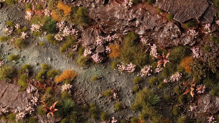 Gamers Grass Gamers Grass: Grass Tufts - Pink Orchid Tiny Flowers