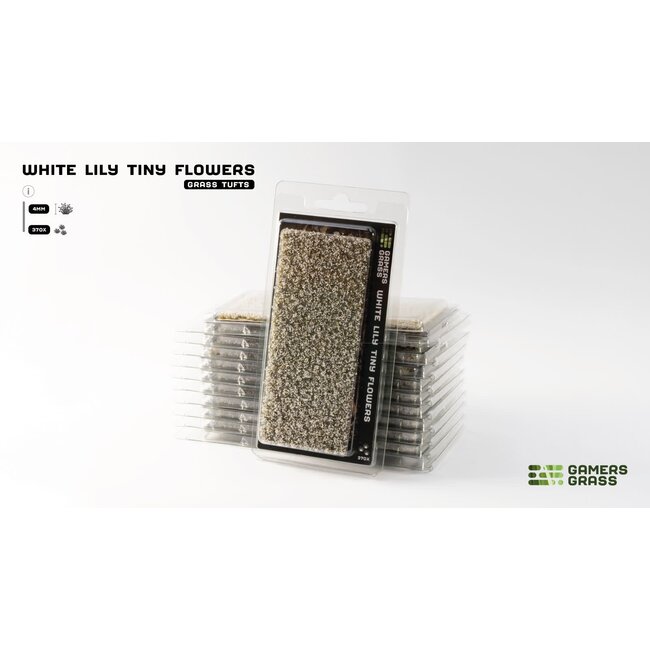 Gamers Grass Gamers Grass: Grass Tufts - White Lily Tiny Flowers