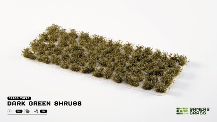 Gamers Grass Gamers Grass: Grass Tufts - Dark Green Shrubs