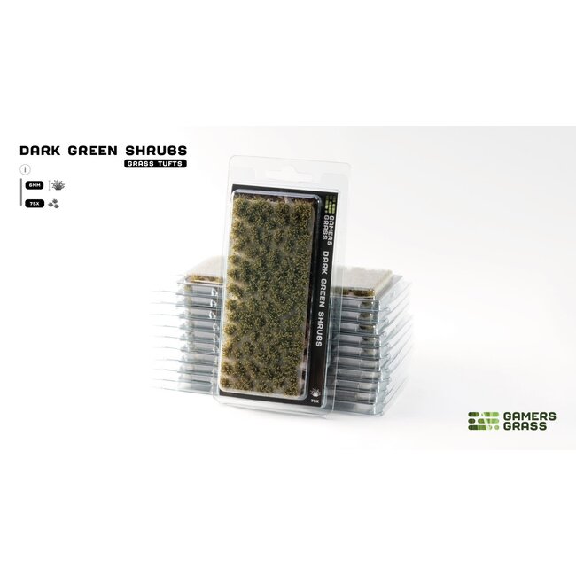 Gamers Grass Gamers Grass: Grass Tufts - Dark Green Shrubs