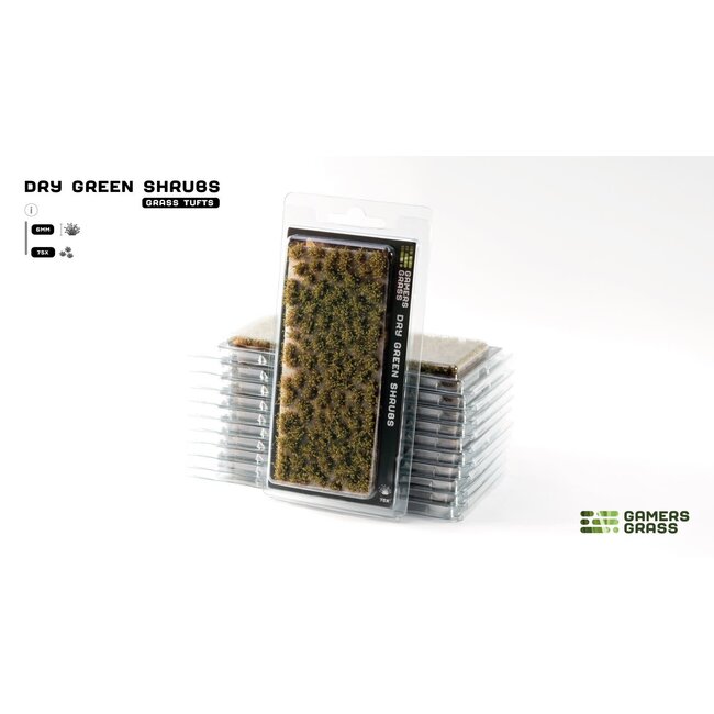 Gamers Grass Gamers Grass: Grass Tufts - Dry Green Shrubs