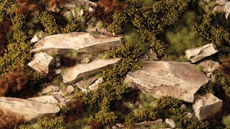 Gamers Grass Gamers Grass: Grass Tufts - Dry Green Shrubs