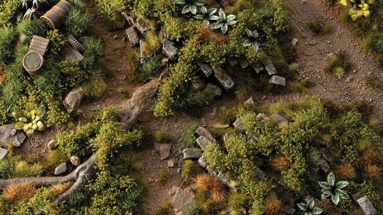 Gamers Grass Gamers Grass: Grass Tufts - Strong Green Shrubs