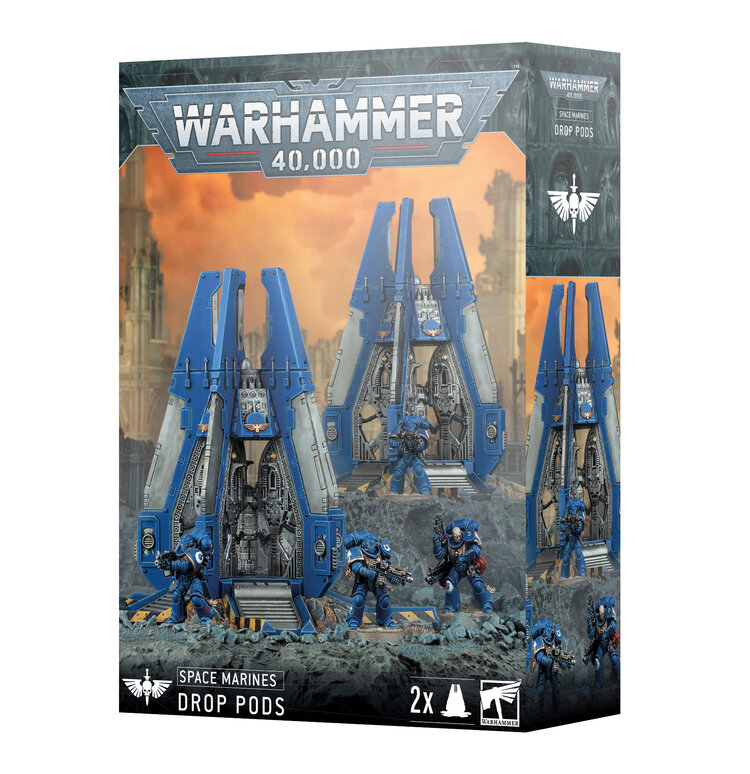 Games Workshop Warhammer Warhammer 40000 - Space Marines: Drop Pods